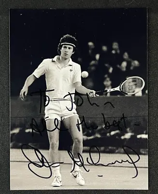 $91.47 • Buy John McEnroe Autographed 4x6 Photo JSA Authentication
