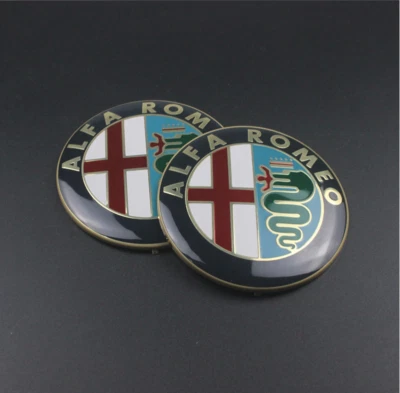 2 Stemma ALFA ROMEO Logo Cofano 74mm Anteriore Posteriore MY 2016 - Foto 7