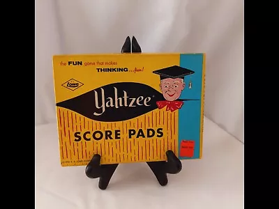 Vintage 1956 Original YAHTZEE Score Pads Sheets  4 Pads ES Lowe USA Replacement • $9.99