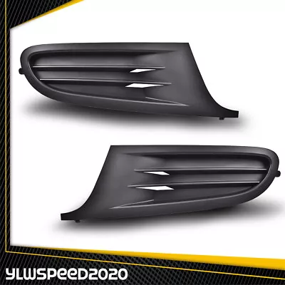 $18.89 • Buy 2x Black Fog Light Covers Driver & Passenger Side Fit For VW Golf 2010-2014