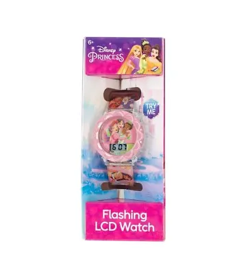 $9.99 • Buy Disney Princess Kids Girls Flashing LCD Digital Wristwatch W/ Printed Band