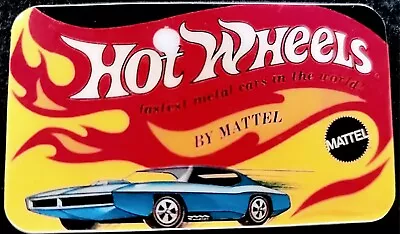 Hot Wheels Sticker  Original Diecast 1968  3 1/2 X 2  Glossy Thick Outdoor Use. • $3.30