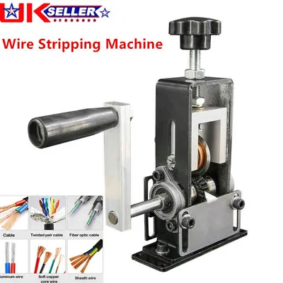 Wire Stripping Machine Recycle Cable Scrap Alloy Steel Peer • £29.99