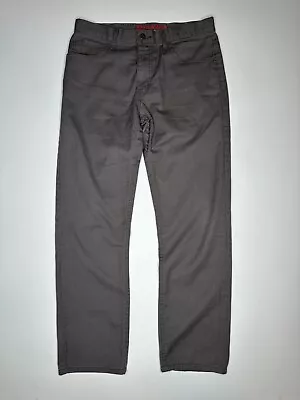 Vintage Dickies Slim Twill Canvas Workwear Pants Y2K Gray - 32 X 30 • $22