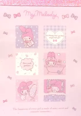 Sanrio My Melody Ribbon Large Volume Memo Pad Made In Japan 2023 • $6