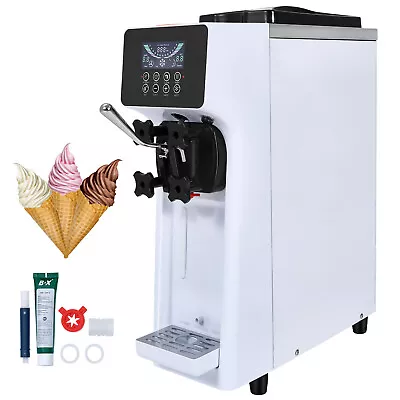 VEVOR Soft Serve Ice Cream Machine Maker 10L/H Yield Single Flavor Countertop • $899.99