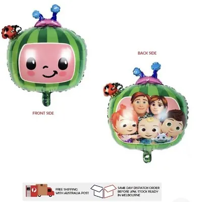 Cocomelon Family Super Shape Foil Balloon 51cm X 43cm  Birthday Party Decorate • $3.89