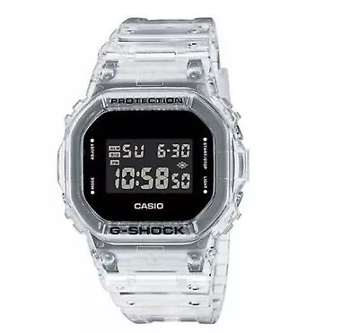 CASIO G-Shock Protection DW-5600SKE Watch Clear Transparent / Black One Size • $110