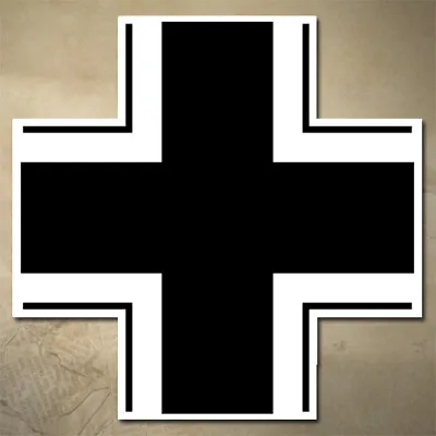 German Balkenkreuz Iron Cross Sticker / Decal | Army | Military | Multiple Sizes • $6.99