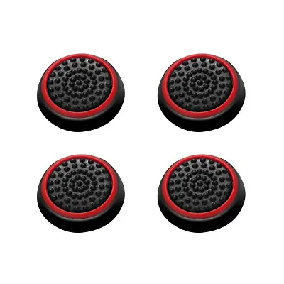 4x Red Analog 360 Controller Thumb Stick Grip Thumbstick Cap For PS4 XBOX • $6.99