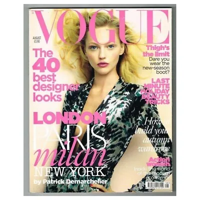 Vogue Magazine August 2009 Mbox1617 London Paris Milan New York By Patrick Demar • $12.37