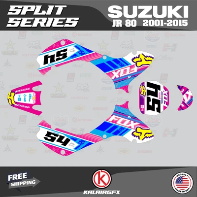 $144.77 • Buy Graphics Kit For SUZUKI JR80 (2001-2015) JR 80  Split-Pink