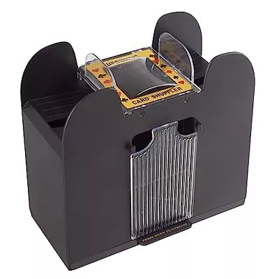 Automatic Card Shuffler - Battery-Operated 6-Deck Playing Card Dispenser - Ga... • $26.36