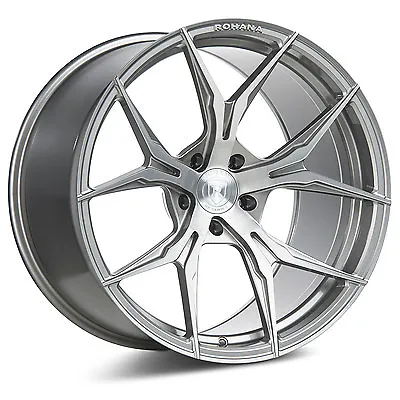 19” Rohana Rfx5 Brushed Titanium Concave Wheels Mercedes C117 Cla250 / Cla45 • $2140