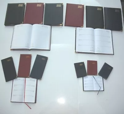 £0.99 • Buy 2023 A7/Slim/A5/A4 Diary Day To Page,Week To View,Desk Hard Backed Monthly Diary