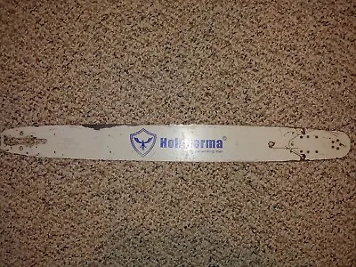 Vintage 70s/80s Holzfforma For The Working Man Chainsaw Bar Sign 27 1/2  Long • $10