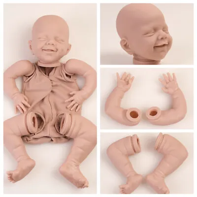 Realistic DIY Reborn Baby Doll Kits Unpainted Baby Mold Vinyl Silicone Newborn • £19.60