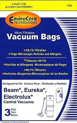 Eureka Beam And Electrolux Central Micro Vacuum  Bags • $9.99