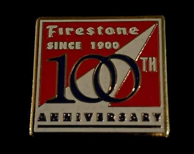 Vintage Firestone Tire 100th Anniversary Lapel Pin - NIP • $7.95