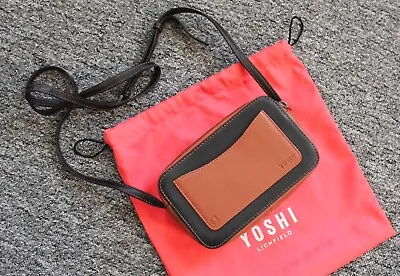 Yoshi Small Brown Leather Bag Never Used RRP £50 • £25