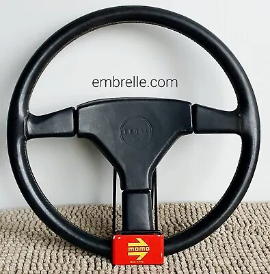 MOMO Cobra Mazda Miata MX5 EUNOS Authentic Leather Steering Wheel RARE JDM HDT • $419.99