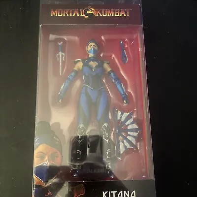 Mortal Kombat Kitana Edenian Blue 7  McFarlane Toys Action Figure Sealed CASE • $26.99