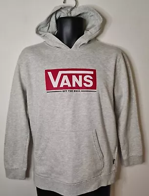 VANS  Off The Wall Womens XL Grey Hoodie CLEAN  • £12.99