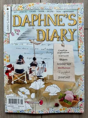 DAPHNE'S DIARY Number 5 2023 POSTER Holiday Tips FLOWER POWER Stickers VINTAGE • $19.99