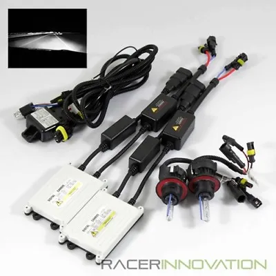 H13/9008 6000K White Bi-Xenon Dual Headlights Canbus Ballast HID Converion Kit • $71