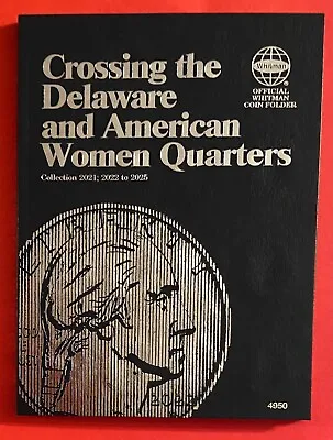 Crossing The Delaware & American Women Quarters P & D Whitman Coin Folder  #4950 • $9.99