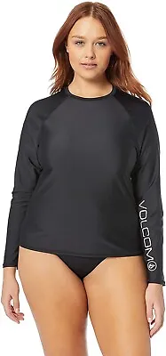 Volcom 252362 Women's Junior's Simply Solid Long Sleeve Rashguard Size Small • $33.15