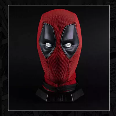 Deadpool Mask Full Head Helmet Cosplay Adult Costume Prop Red Helmet Party Gifts • $41.34