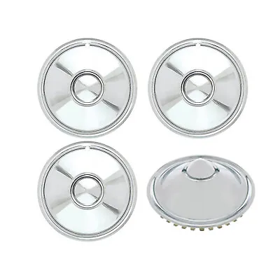 16  Metal Chrome Sombrero W/ Bullet Center Hub Cap Wheel Trim Covers Set Of 4 • $252.95