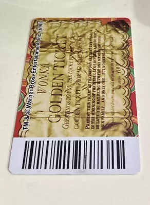 Willy Wonka & The Chocolate Factory Golden Ticket - Collector Card - Timezone • $49.99