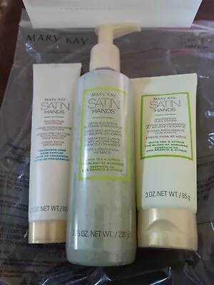 Mary Kay Satin Hands Pampering Set White Tea And Citrus  I Will Combine Shippin • $7