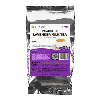 Tea Zone Lavender Milk Tea Powder/ Instant Powder For Milk Tea(1.32 Lbs P1036) • $26.63