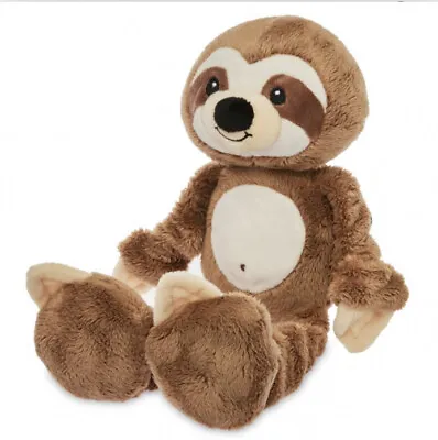 SLOTH Plush Brown Stretchy Rattle Stuffed Toy - New Spark Create Imagine • $8.99