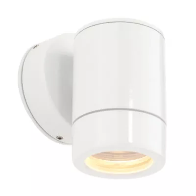 £16.97 • Buy ODYSSEY Outdoor GU10 Wall Light - Gloss White Spotlight - Waterproof IP65