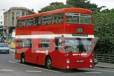 Bus Photo - Wilts & Dorset KUC969P Daimler Fleetline DMS Ex London Bournemouth • £1.19