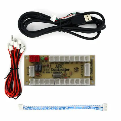 Zero Delay Arcade Joystick USB Encoder PC Button Board Cables 5Pin 2P • $13.99