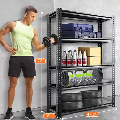 Adjustable Shelving Heavy Duty Metal Storage Shelves Utility Warehouse 4/5-Tier • $147.99