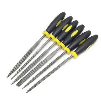 £8.68 • Buy 6x 140mm Mini Metal Filing Rasp Needle File Wood Hand Tools Set Wood-working New