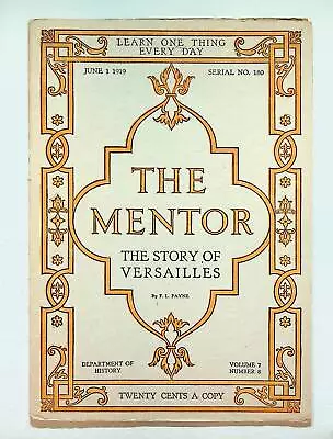 Mentor Magazine #180 VG- 3.5 1919 • $12.50