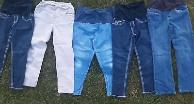 5 Pairs Of Maternity Pants Size Large Lot Bulk • $18.75