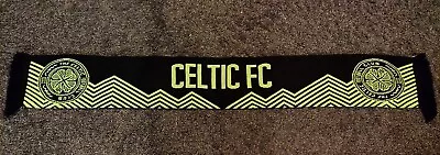 Celtic FC Scarf Green Brigade Neon Green Black Striped Football Club Soccer • $27.99