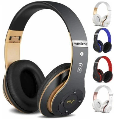 £3.99 • Buy Wireless Bluetooth 5.1 Headphones Noise Cancelling Over-Ear Stereo Earphones UK