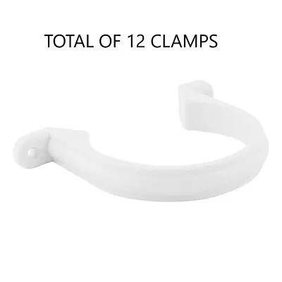 4  PVC Pipe Clamp  Total Of 12 Clamps • $44.99