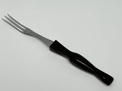 Cutco 1726 Turning Fork Classic Brown Handle 3-Prong USA Made Serving Carving  • $14.98
