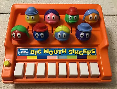 Child Guidance BIG MOUTH SINGERS 8 Character Piano - Original Box WORKS!!! • $110