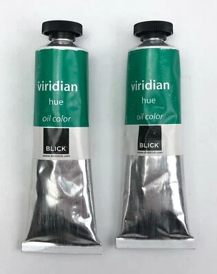 $10.96 • Buy Blick 01557-7933 Viridian Hue Linseed Oil Color 38 Ml Set Of 2